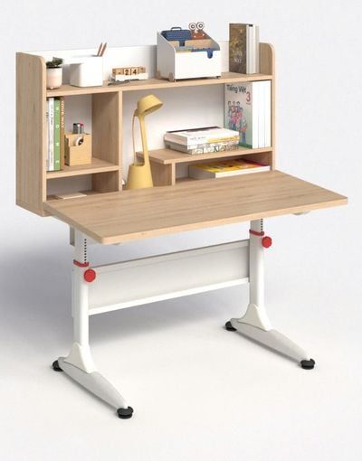 Bàn học sinh kệ gỗ liền BHS01D