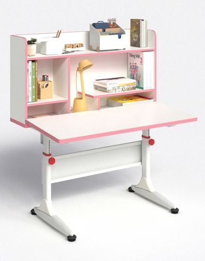 Bàn học sinh kệ gỗ liền BHS01D