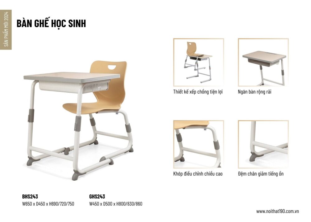 Ghế học sinh GHS243